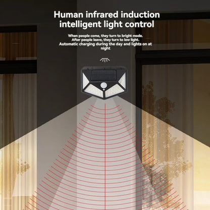 Solar Outdoor LED Lights with Motion Sensor (4-pack)